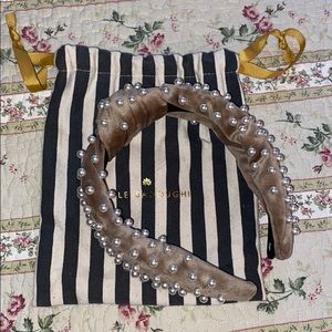 Lele Sadoughi Headband in Beige